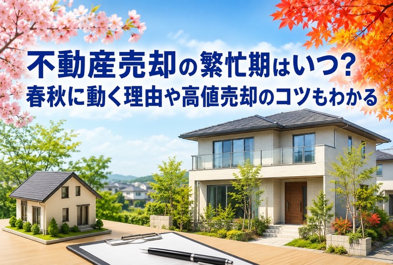 画像726：不動産売却の繁忙期はいつ？春秋に動く理由や高値売却のコツもわかる