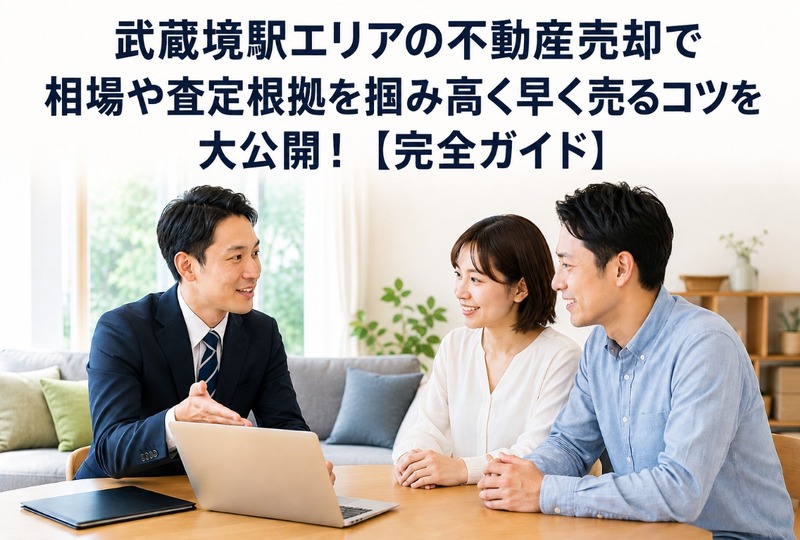 画像760：武蔵境駅エリアの不動産売却で相場や査定根拠を掴み高く早く売るコツを大公開！【完全ガイド】